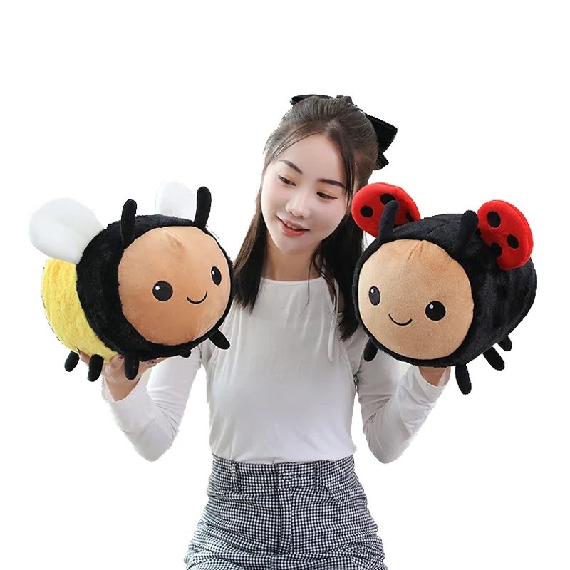 Peluche Coccinelle & Abeille Mignonnes - Douceur Assurée