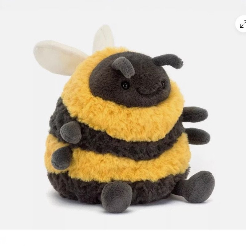 Peluche Abeille Douce et Moelleuse - Doudou Enfant Mignon