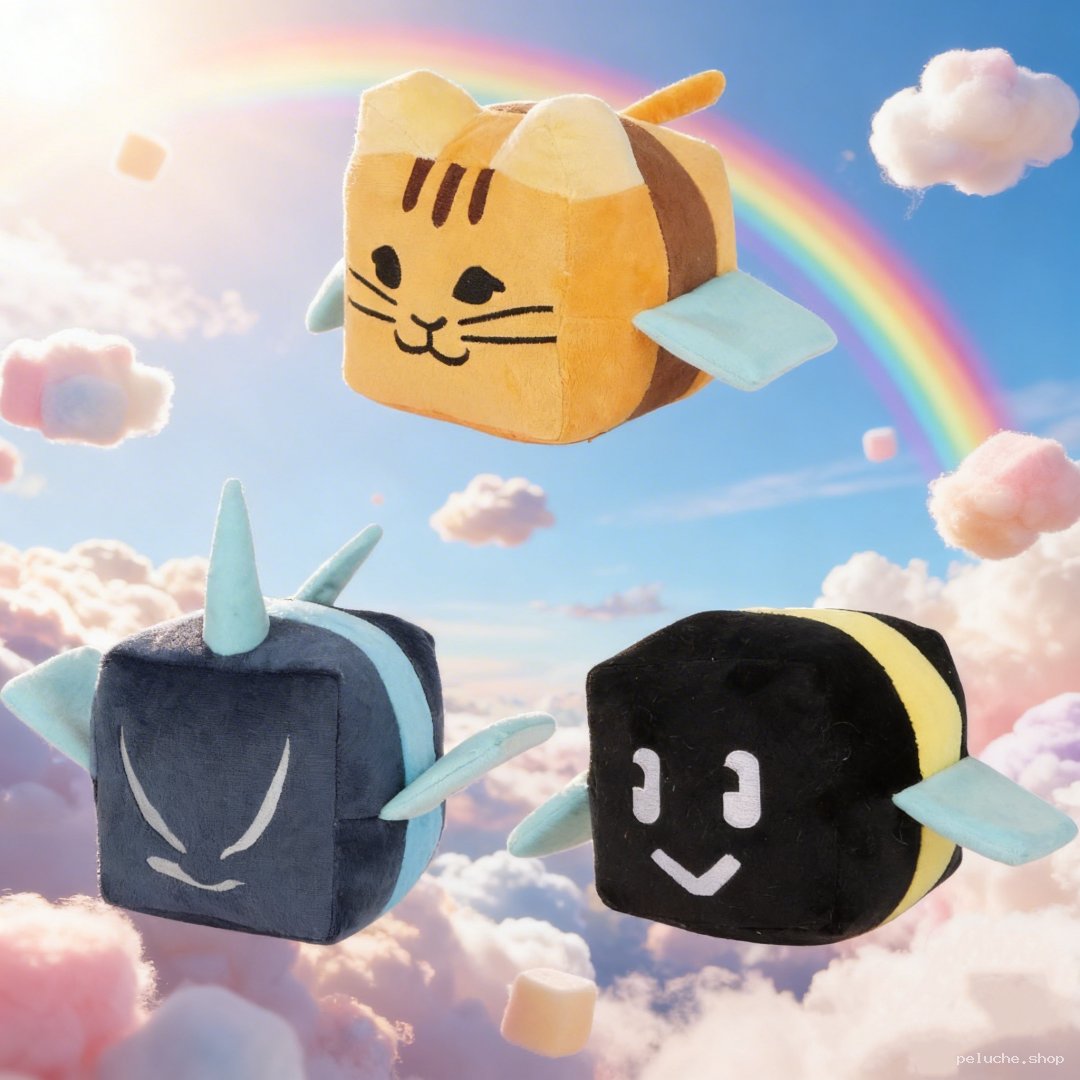 Peluche Bee Swarm Simulator - Collection Abeilles Mignonnes