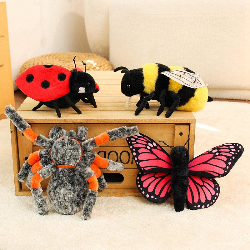 Peluches Réalistes Insectes & Araignée - Douceur Nature
