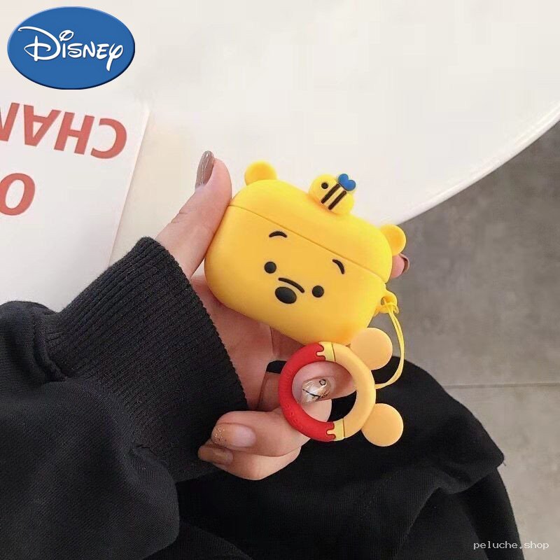 Coque AirPods Winnie l'Ourson avec Abeille et porte-clés