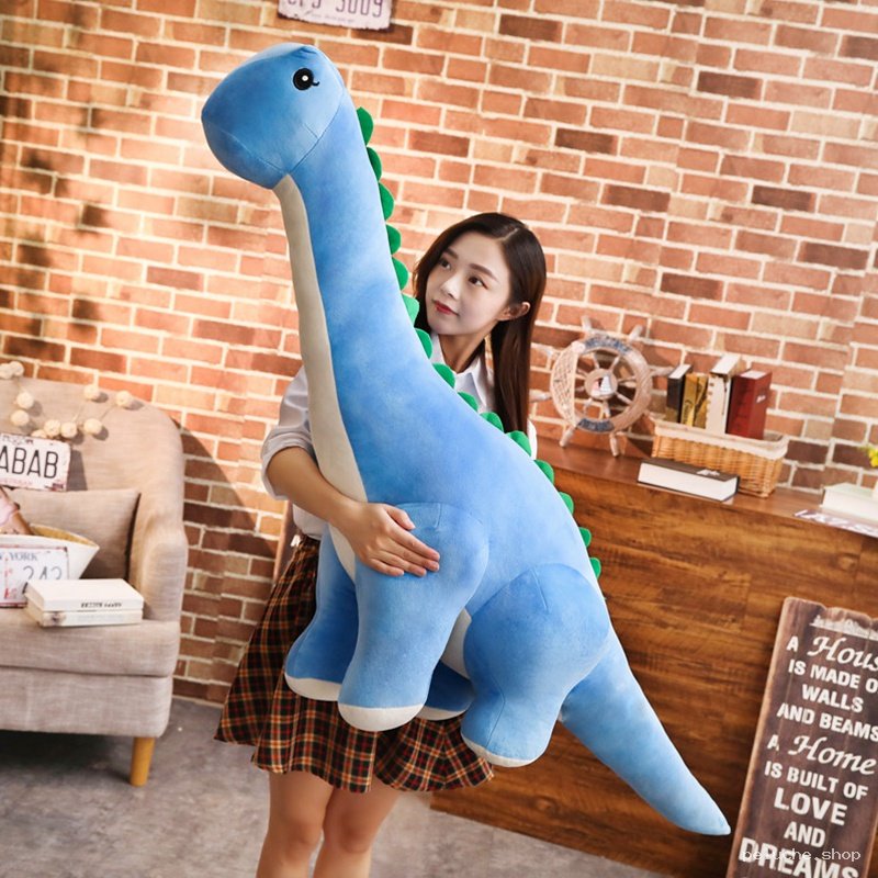 Doudou Dinosaure Géant Bleu – Peluche Douce pour Enfants
