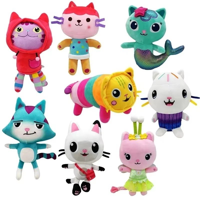 Peluche La Maison Magique de Gabby - Collection Complète Douce