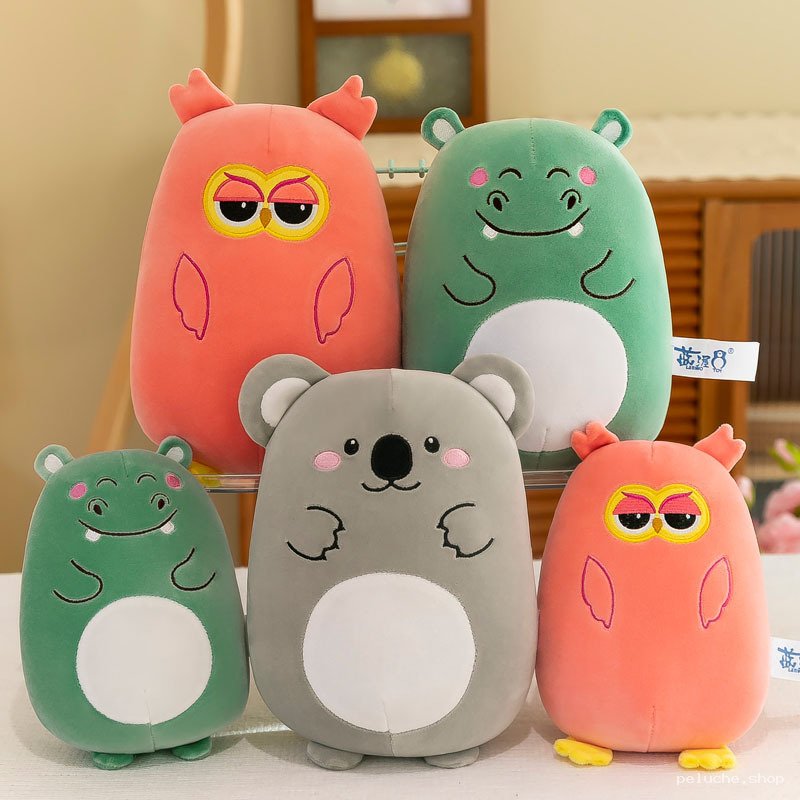Collection Peluches Kawaii : Koala, Hibou & Monstres Doux