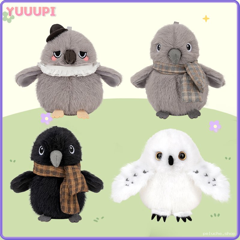 Peluche Oiseau Mignon | Collection Kawaii Hibou Corbeau Moineau