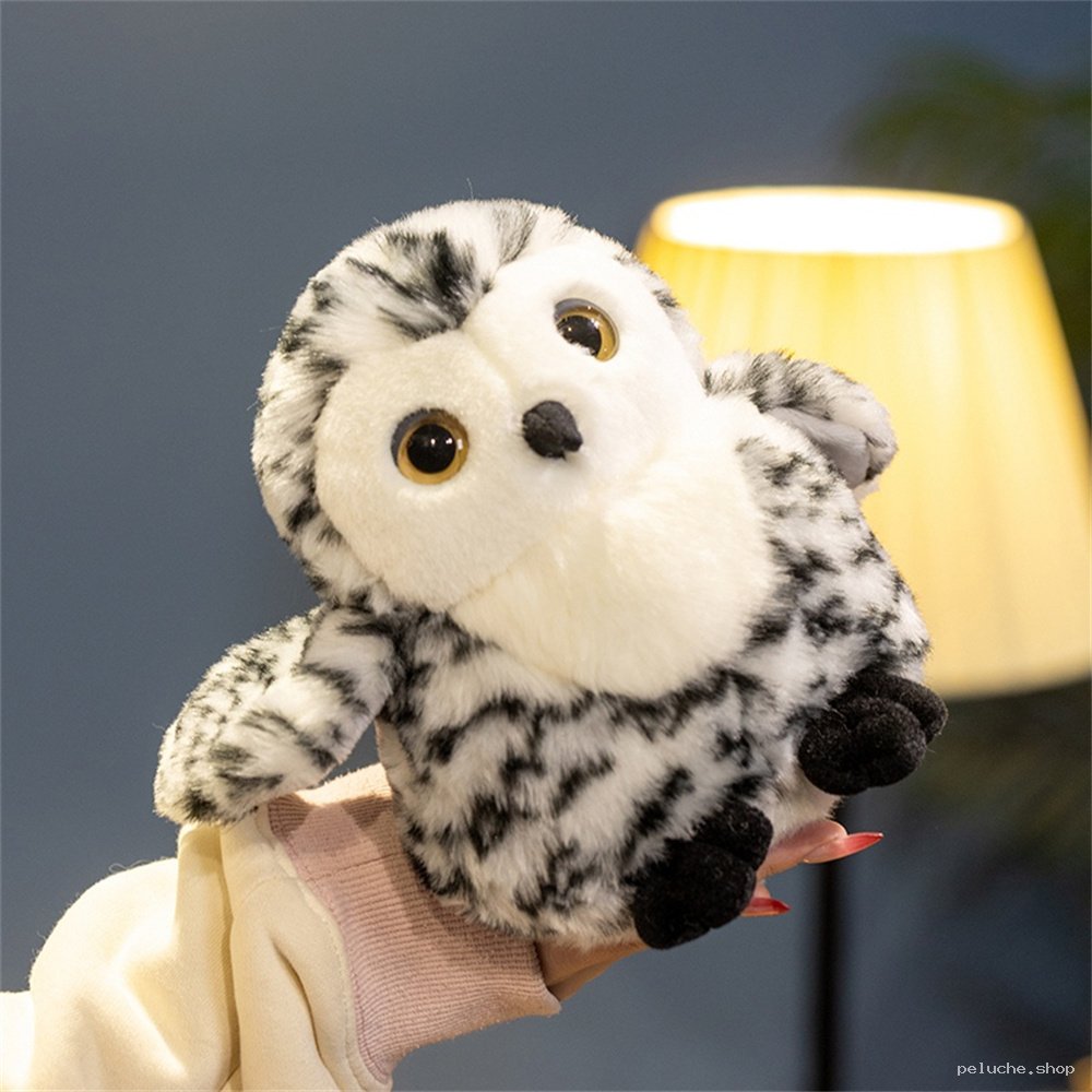 Peluche Chouette Harfang des Neiges - Douce & Réaliste