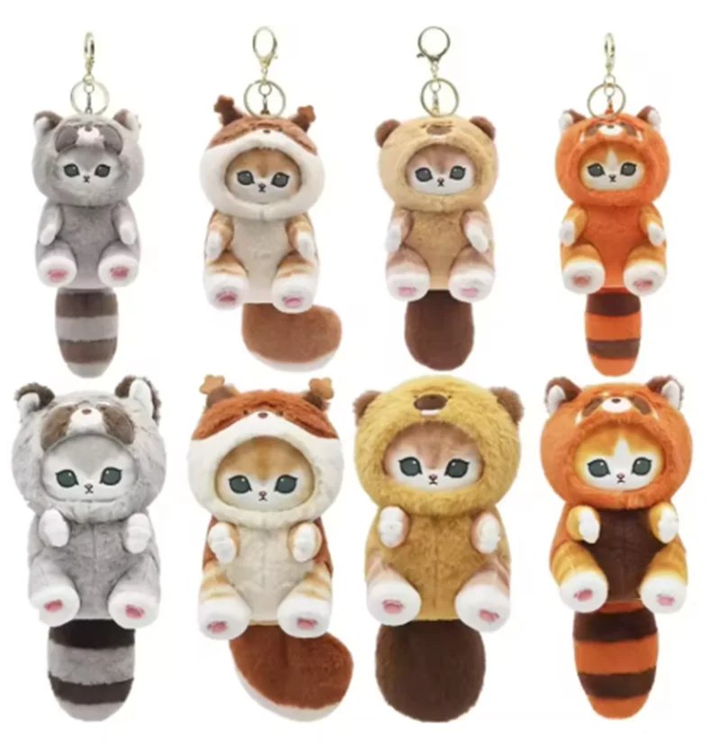Porte-clés Peluche Chat Mignon Déguisé - Collection Animaux