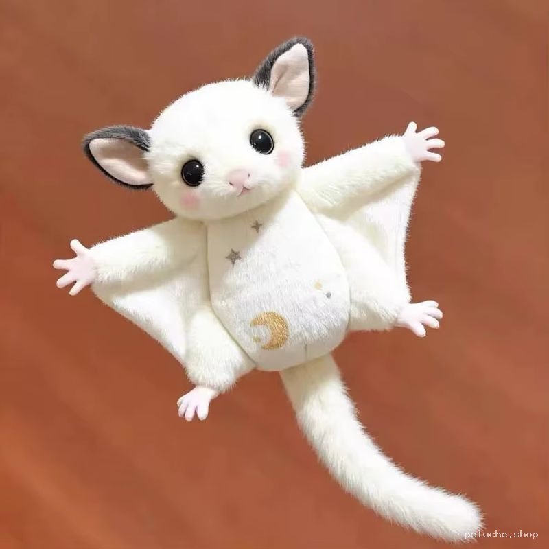 Peluche Grand Planeur Blanc Mignon | Doudou Doux et Rêveur