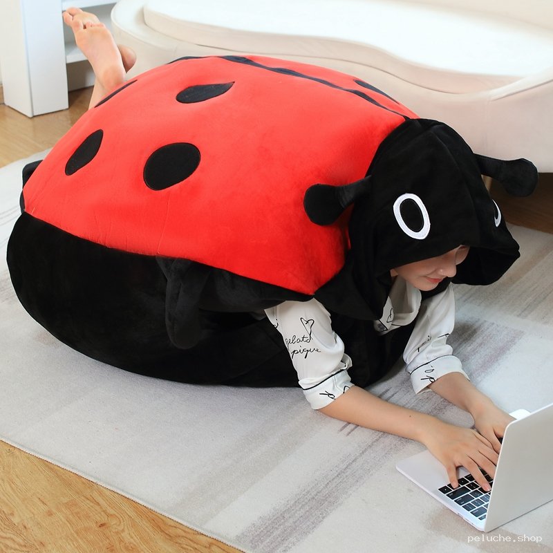 Peluche Coccinelle Géante & Sac de Couchage Douillet | Confort