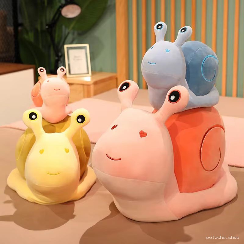 Peluche Escargot Mignonne et Douce - Confort Pastel