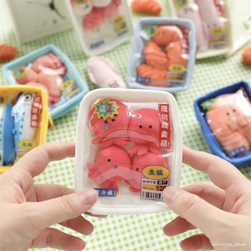 Mini Peluches Aliments Mignons - Collection Kawaii Fraîcheur