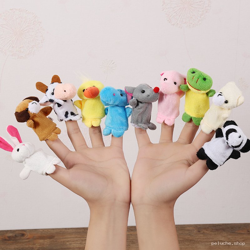 Marionnettes à Doigt Animaux | Jouet Éducatif pour Enfants