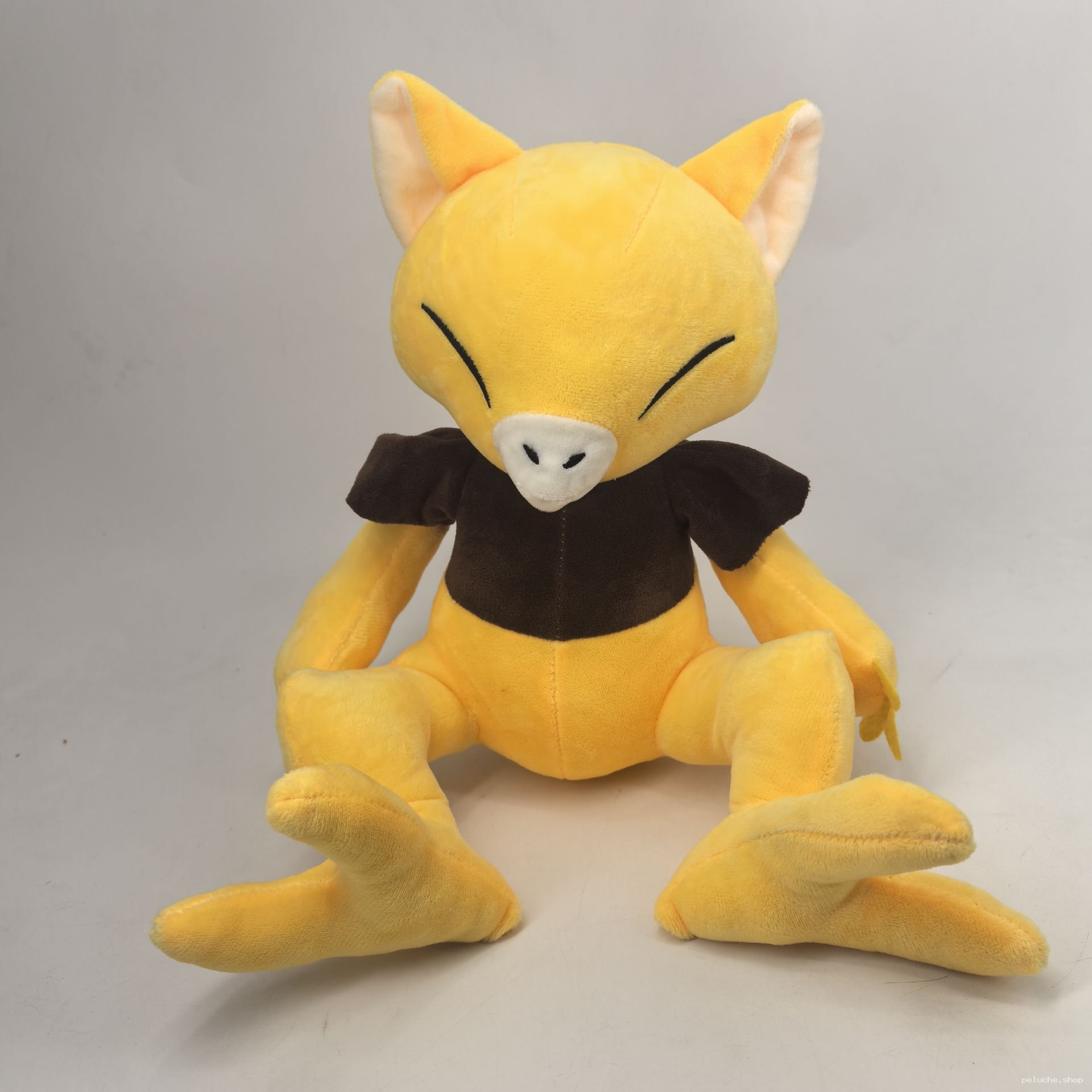 Peluche Abra Pokémon Jaune - Doudou Doux et Mignon