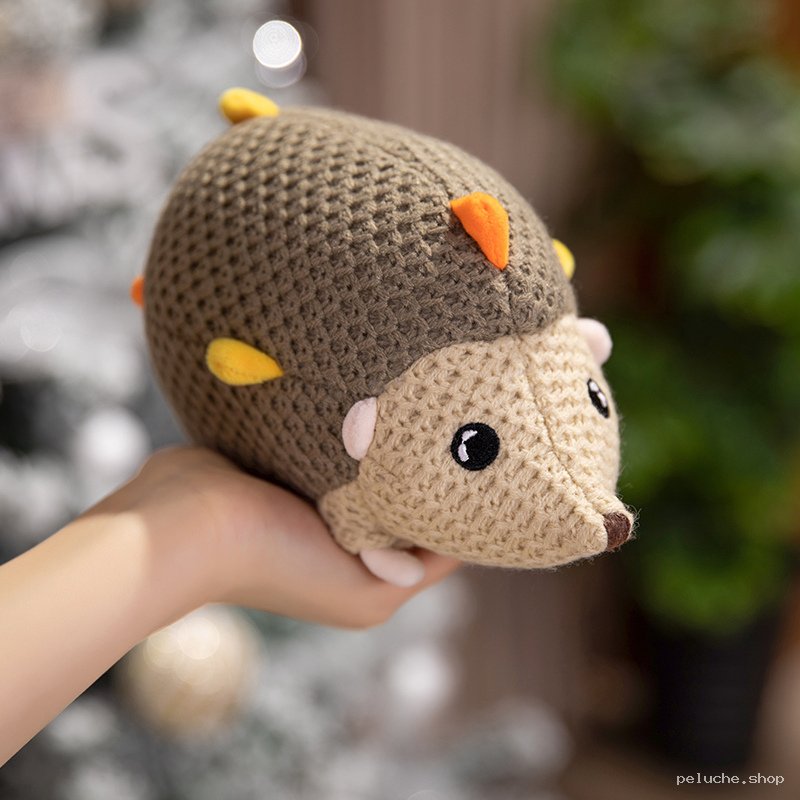 Peluche Hérisson en Tricot Doux | Jouet Mignon pour Enfant