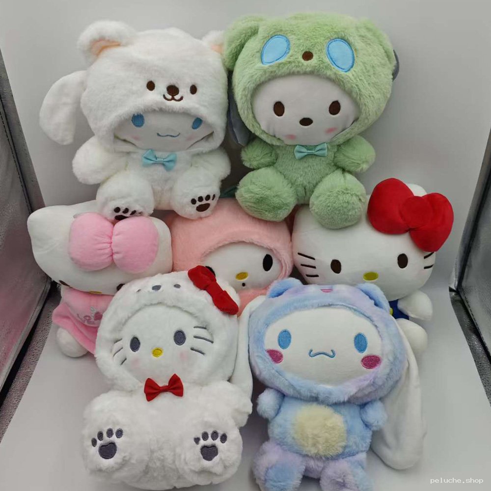 Peluches Sanrio Mignonnes: Hello Kitty, Cinnamoroll & Amis