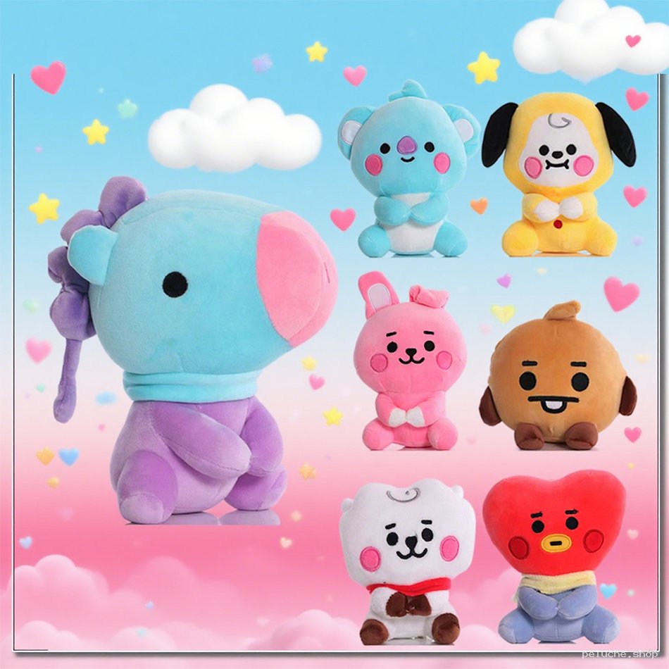 Peluche BT21 Officielle | Collection Complète KPOP BTS