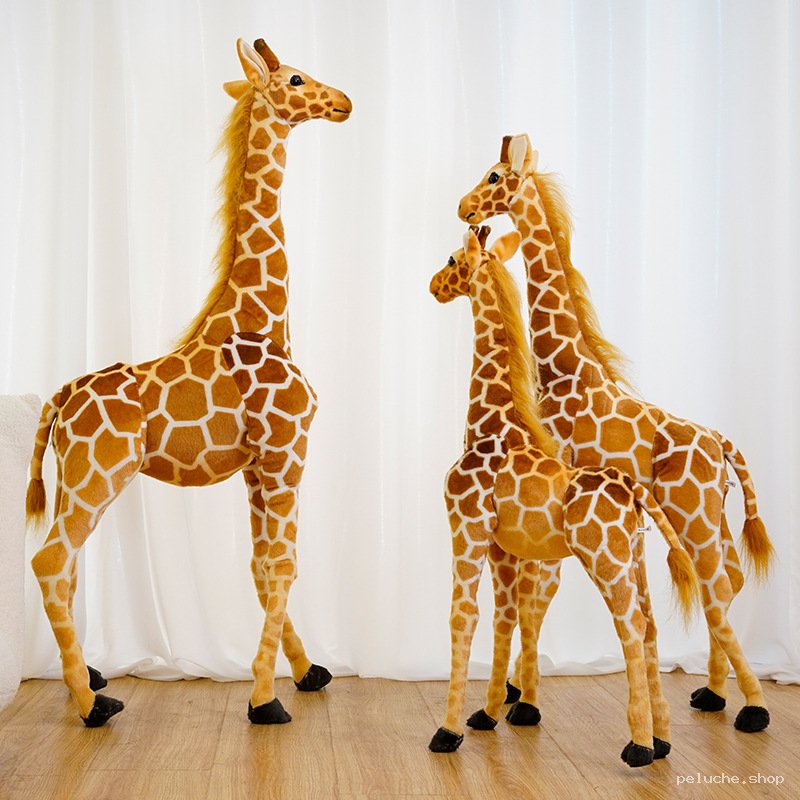Peluche Girafe Géante Réaliste | Cadeau Enfant et Déco