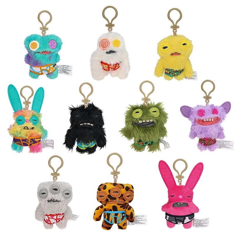 Porte-clés Monstres en Peluche Amusants & Uniques