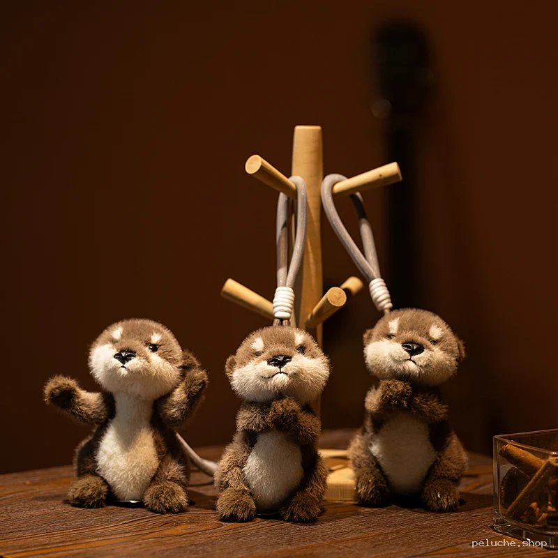 Loutre Peluche Porte-clé – Adorable & Douce Compagnon