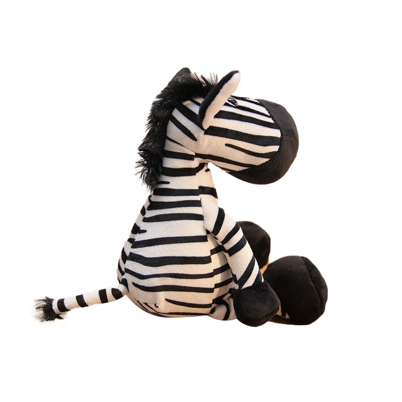 Peluche Zèbre Mignonne et Douce - Cadeau Parfait Enfant