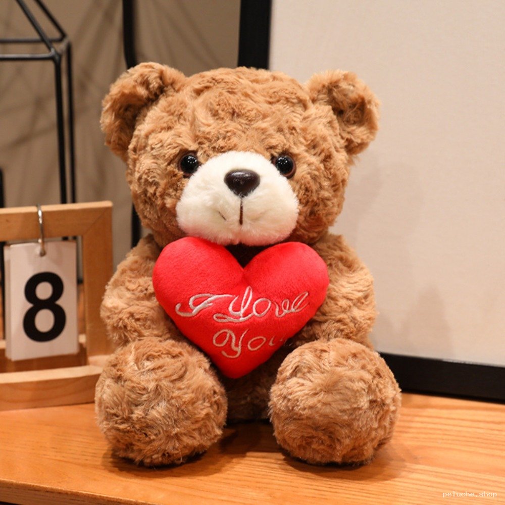 Ours en Peluche Coeur "I Love You" - Cadeau Doux & Affectueux