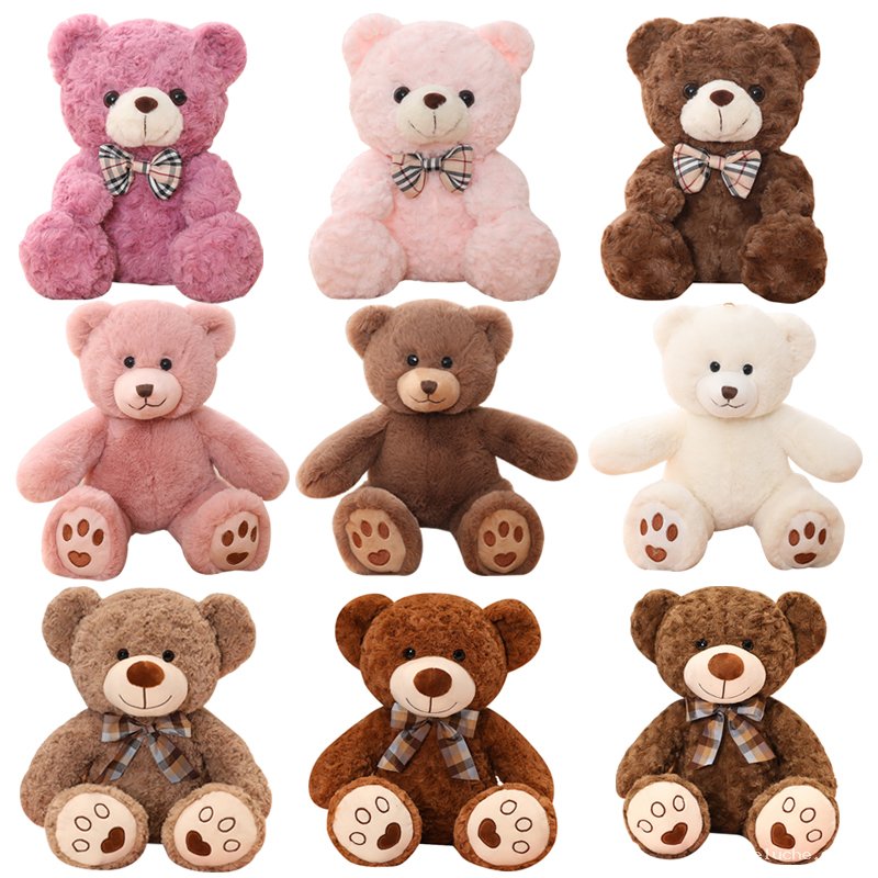 Ours en peluche doux couleurs variées - Cadeau enfant