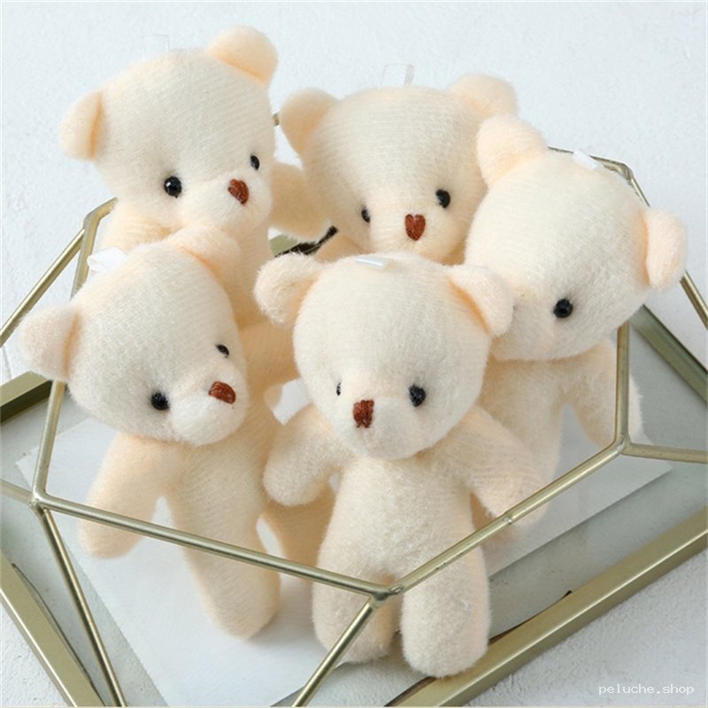 Mini Oursons en Peluche Crème - Douceur et Charme
