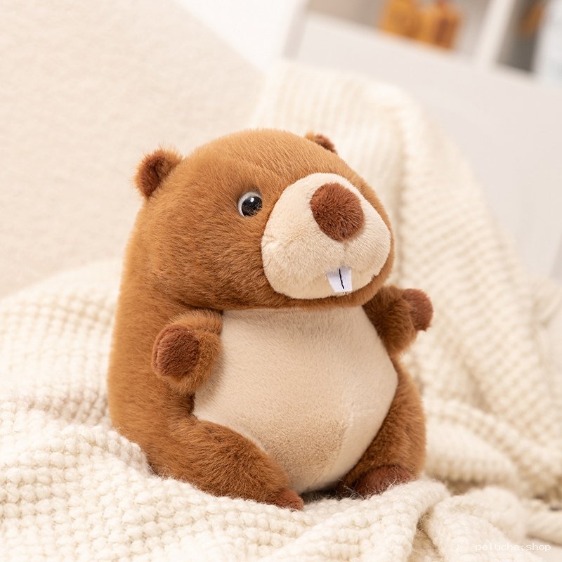 Peluche Castor Mignon - Doudou Doux pour Petits et Grands