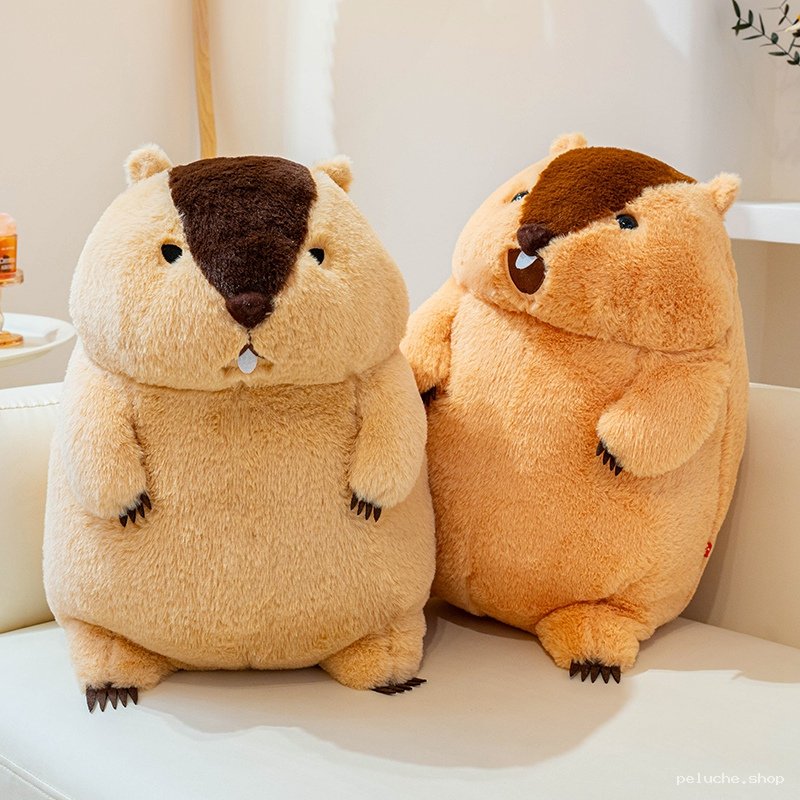 Peluche Marmotte Mignonne et Douce - Confort Optimal