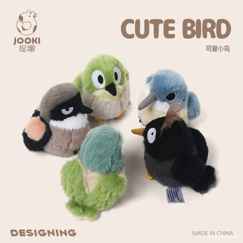 Peluches Oiseaux Jooki - Collection Mignonne & Douce