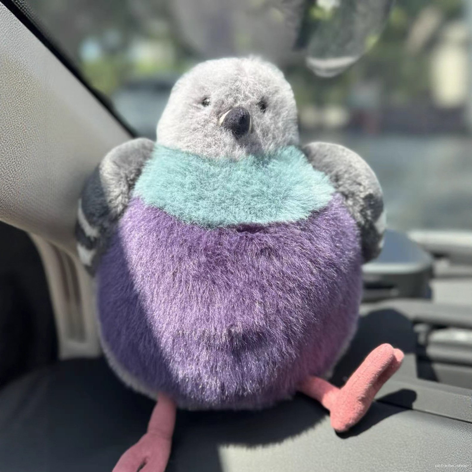 Peluche Pigeon Multicolore Doux et Original