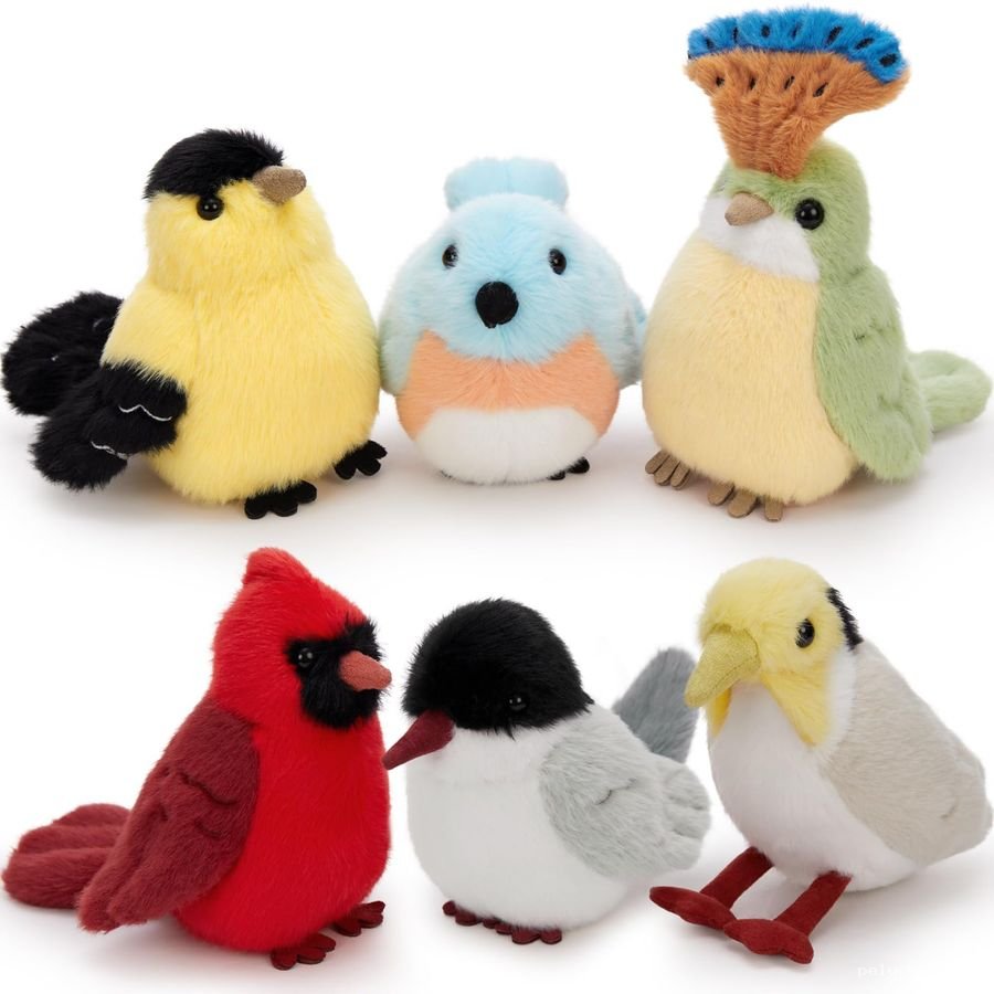 Adorables Peluches Oiseaux Douces et Colorées - Collection