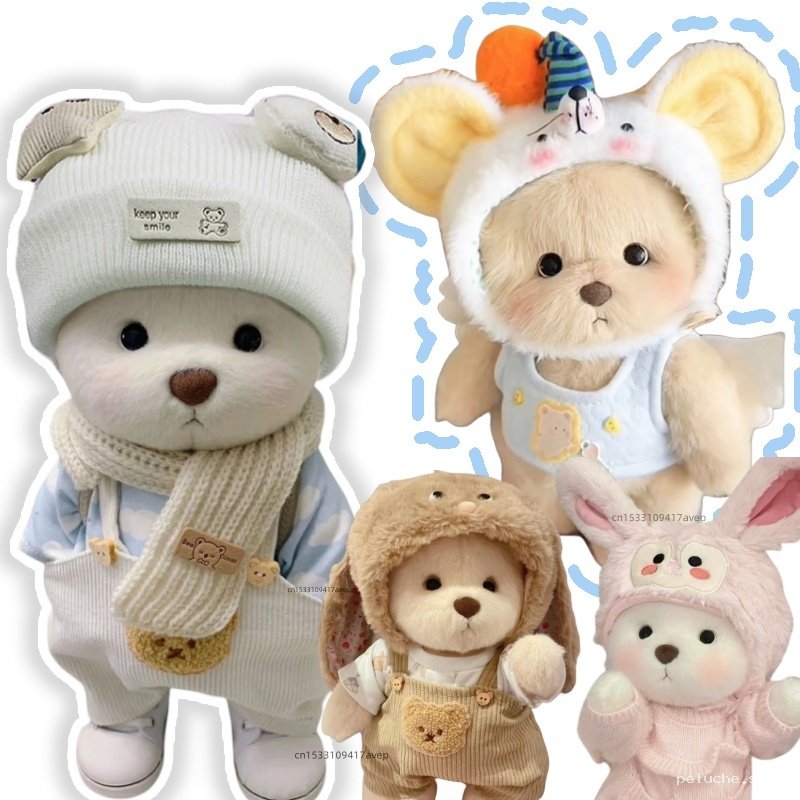 Ours en Peluche Habillés Mignons | Collection Douceur Kawaii