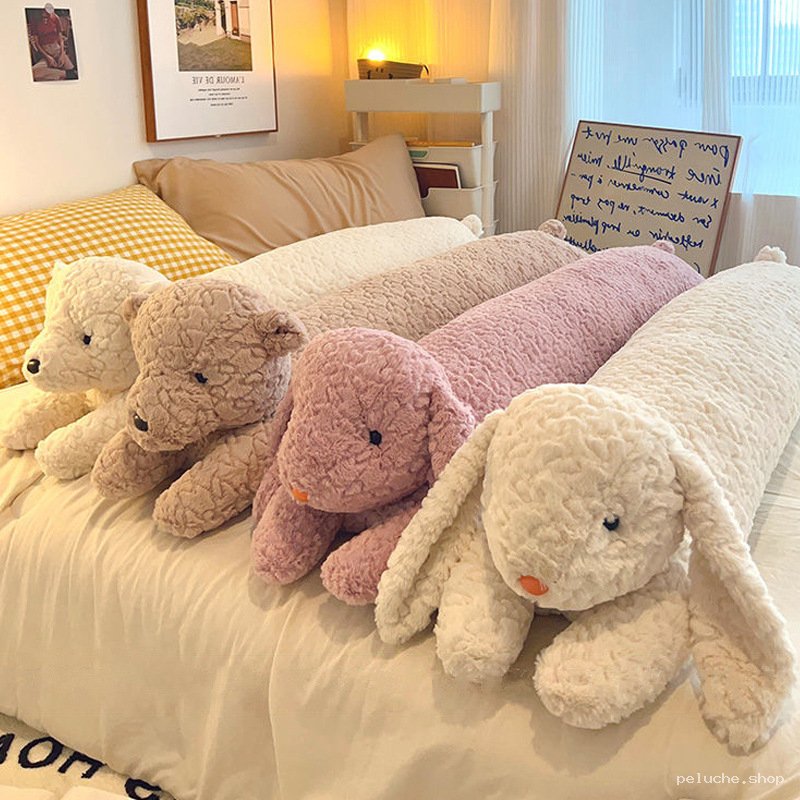 Peluches Longues Géantes Douces | Oreiller Câlin Ours Lapin XXL