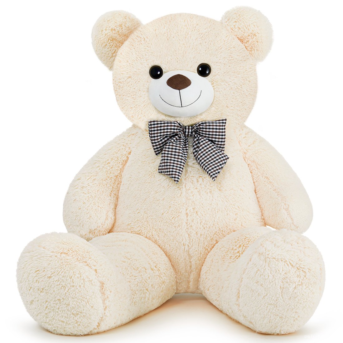 Ours en Peluche Géant Crème - Douceur et Câlins Infinis