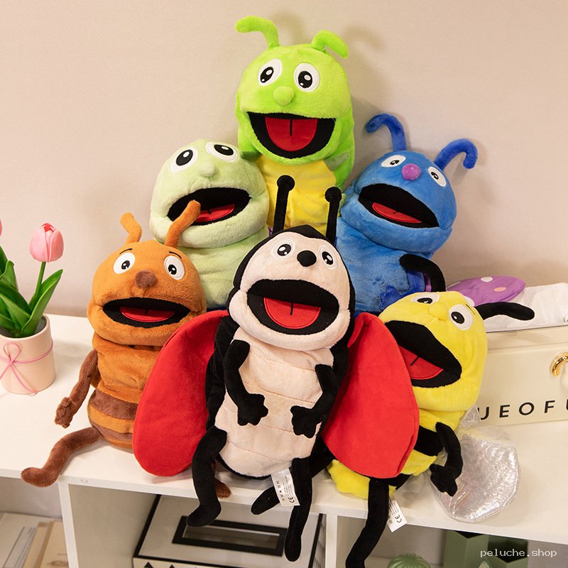 Marionnettes en Peluche Insectes - Jeu Éducatif & Amusant