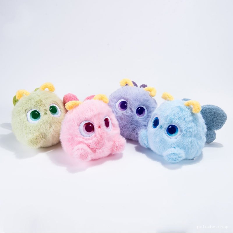 Adorables Peluches Rondes et Colorées - Collection Douceur