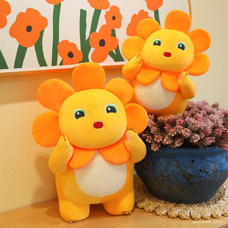 Peluche Tournesol Mignonne | Doudou Doux et Ensoleillé
