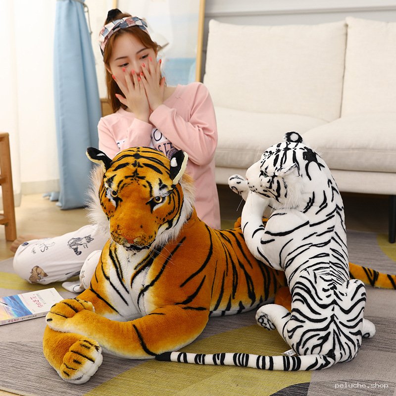 Peluche Tigre Géante | Douce & Réaliste | Cadeau Enfant
