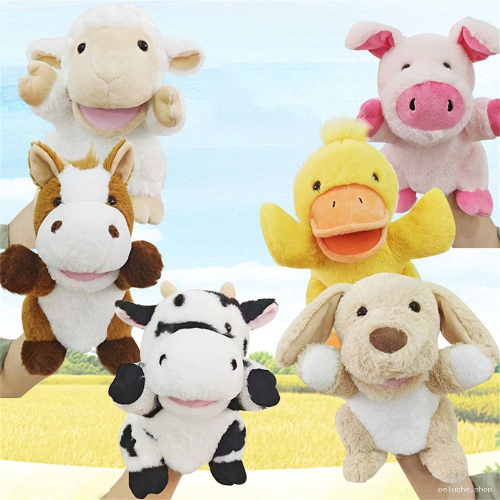 Marionnettes à Main Animaux de la Ferme - Jouets Éducatifs
