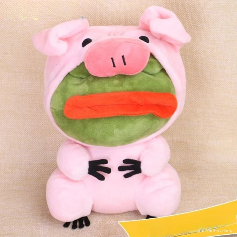 Peluche Pepe Grenouille et Cochon - Adorable et Unique