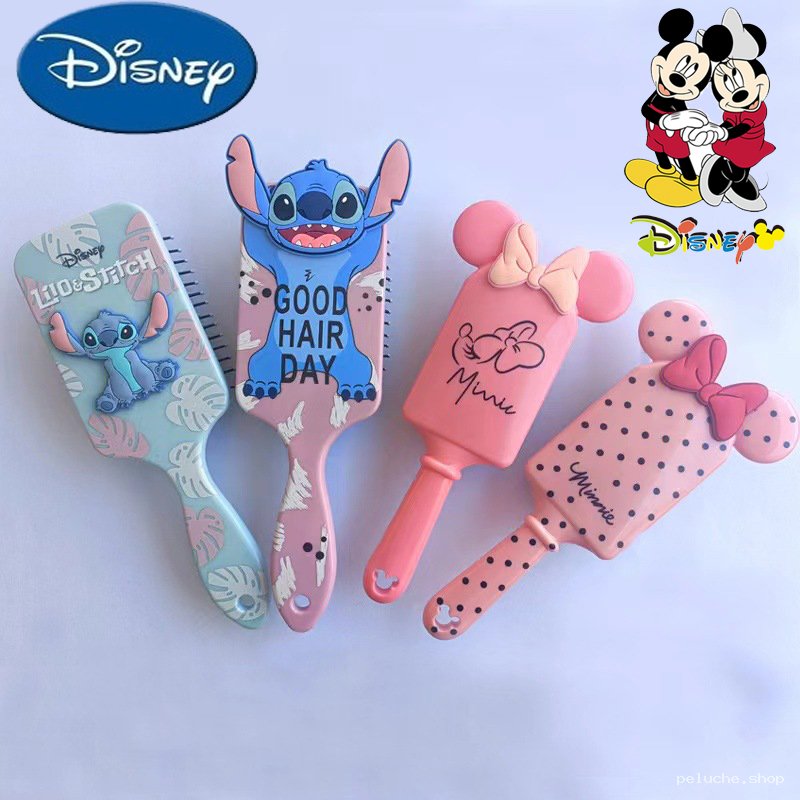 Brosses à cheveux Disney : Stitch & Minnie pour enfants
