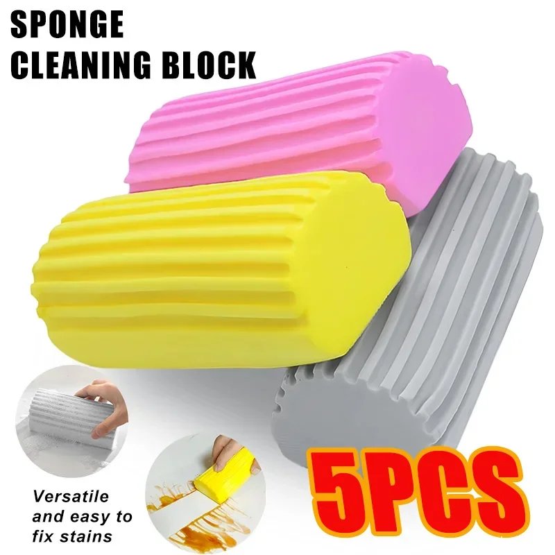 Bloc d'Éponge Nettoyante Polyvalent - Pack de 5