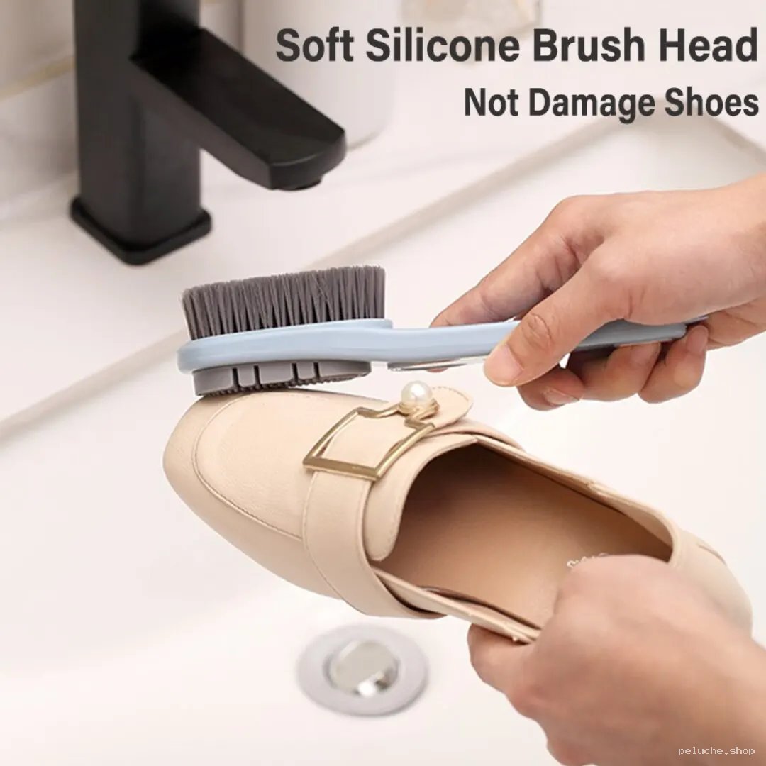 Brosse à Chaussures Silicone Doux - Nettoyage Sûr & Efficace