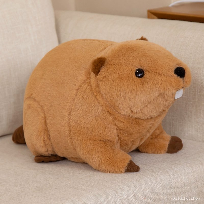Peluche Castor Doux - Jouet en Peluche Mignon pour Enfants