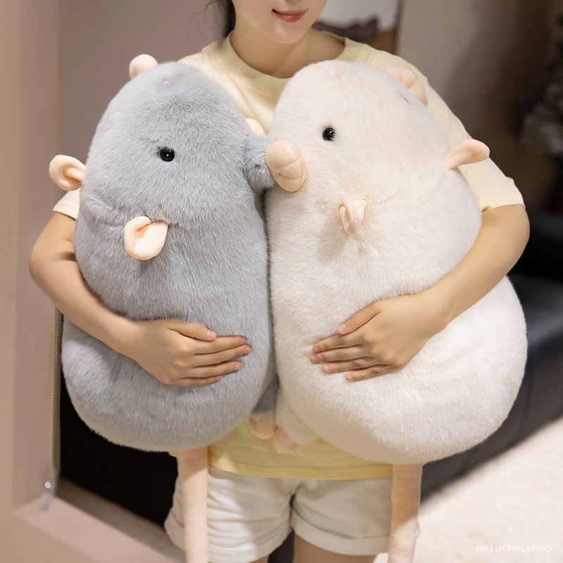 Peluche Souris/Rat Géante Douce - Jouet Moelleux Câlin