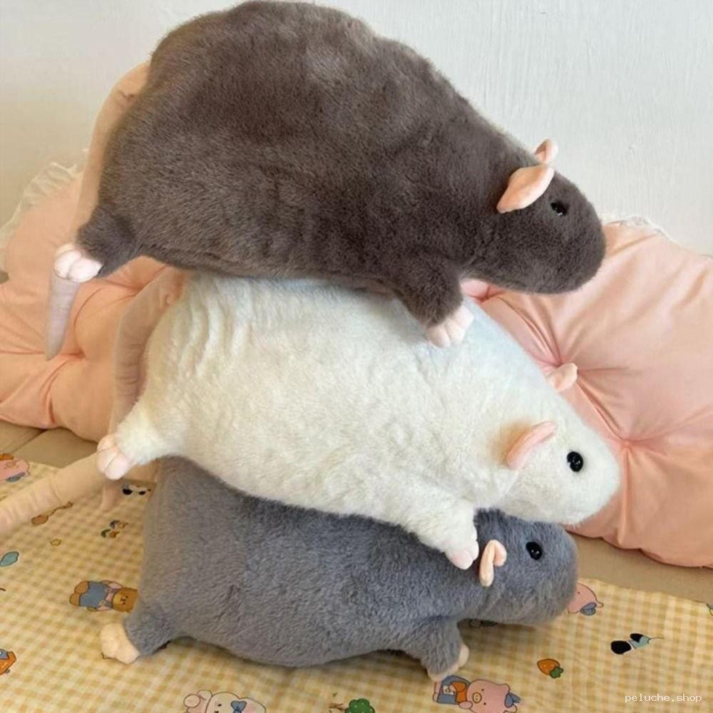 Peluche Rat Douce et Mignonne - Collection de Rongeurs