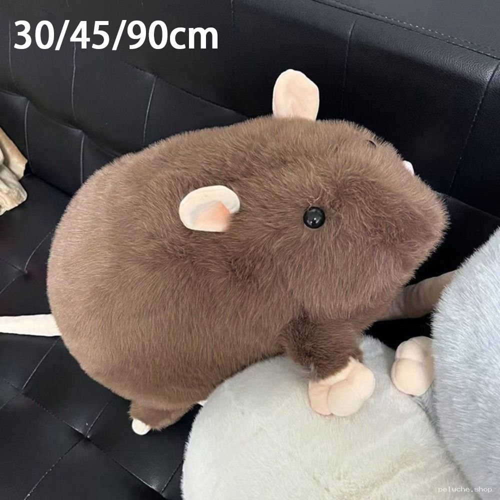 Peluche Rat Géant Mignon Marron - Douce et Moelleuse 30/45/90cm