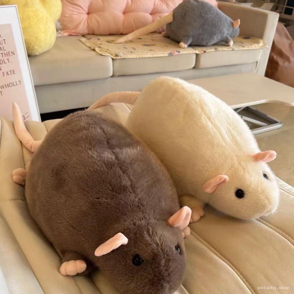 Peluches Souris/Rat Réalistes & Moelleuses - Confort Doux