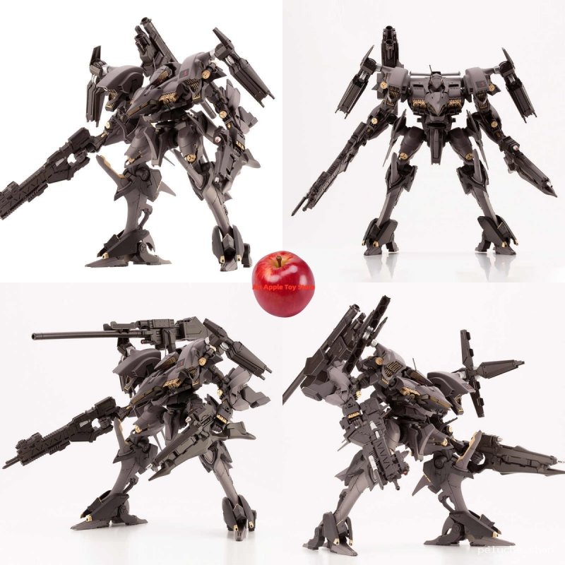 Figurine Mecha Articulée Gris Foncé Or - Collection Premium